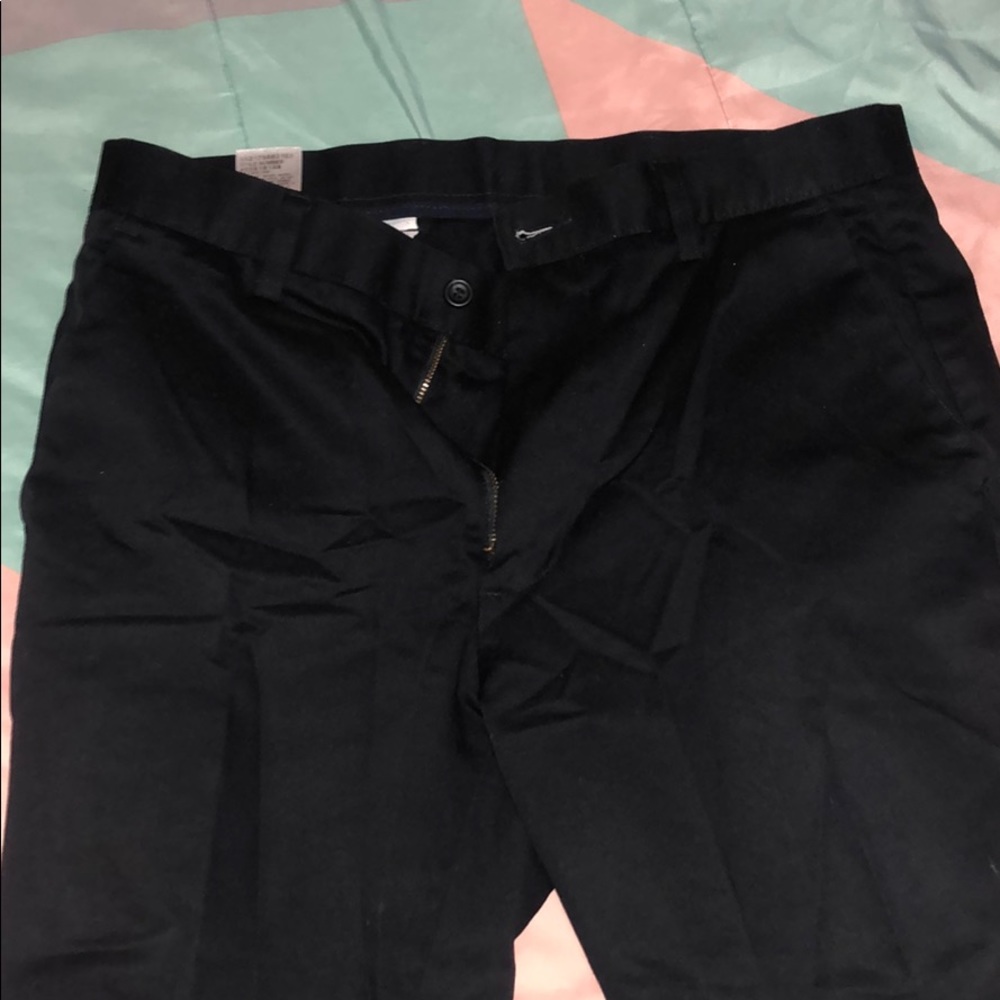 Dockers men dress pants black